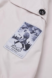Milano packable raincoat in water repellent microfiber, lined. Cream - Latte