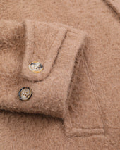 Vittorio Overcoat In Casentino Fabric Lined Beige Rovere