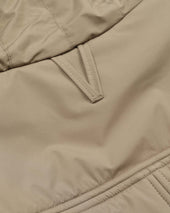 Norge Parka in waterproof microfiber fabric with a wool–cotton blend fur. Beige - Avana