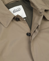 Milano packable raincoat in water-proof technical microfiber fabric, lined. Beige - Avana
