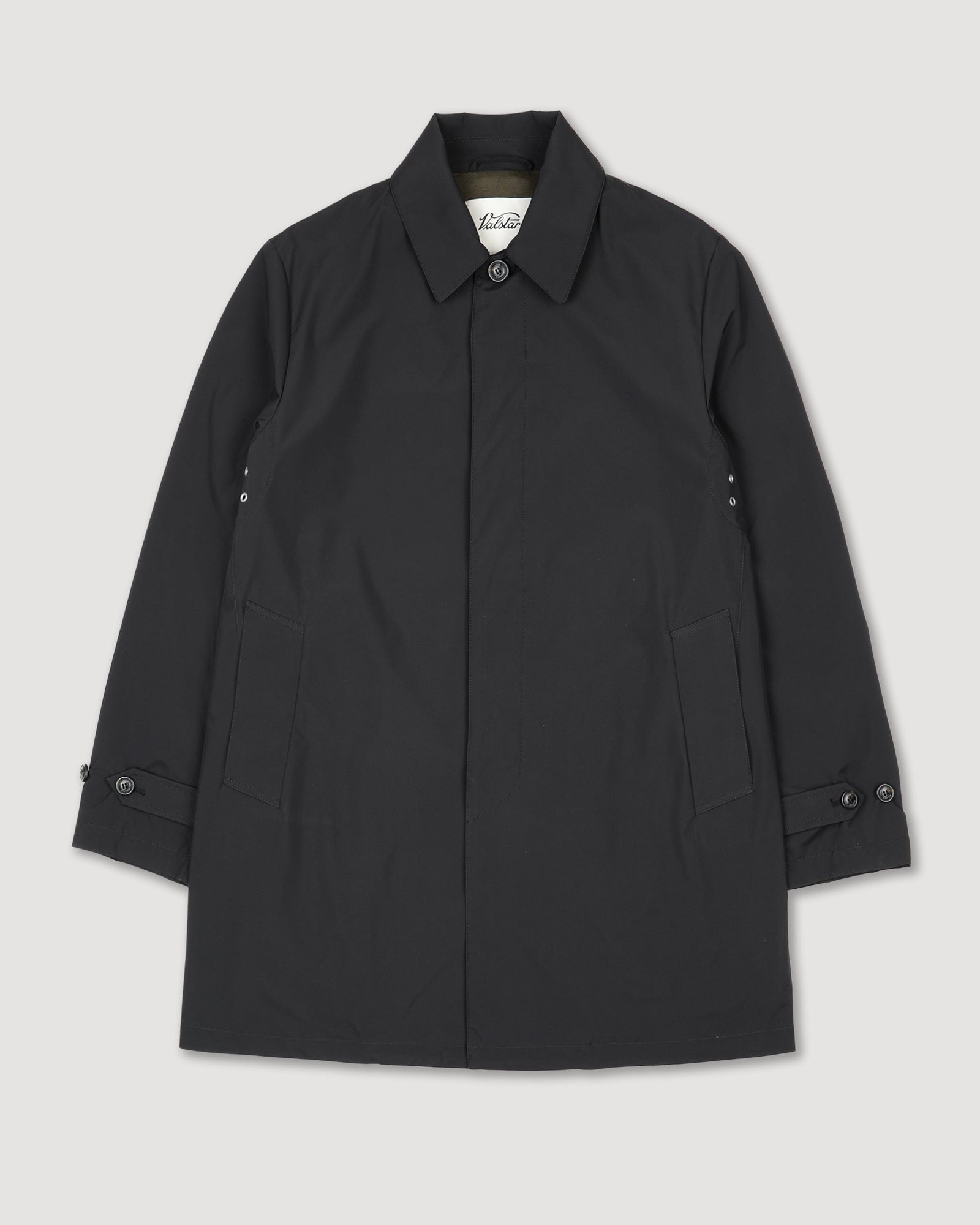 Milano Packable Raincoat In Water Proof Technical Microfiber Fabric Lined
