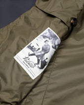 Milano packable raincoat in water-proof technical microfiber fabric, lined. Blue - Navy