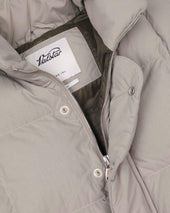 Oliver goose down vest in water-repellent technical fabric. Beige - Sughero