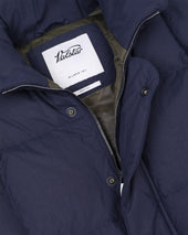 Oliver goose down vest in water-repellent technical fabric. Blue - Navy