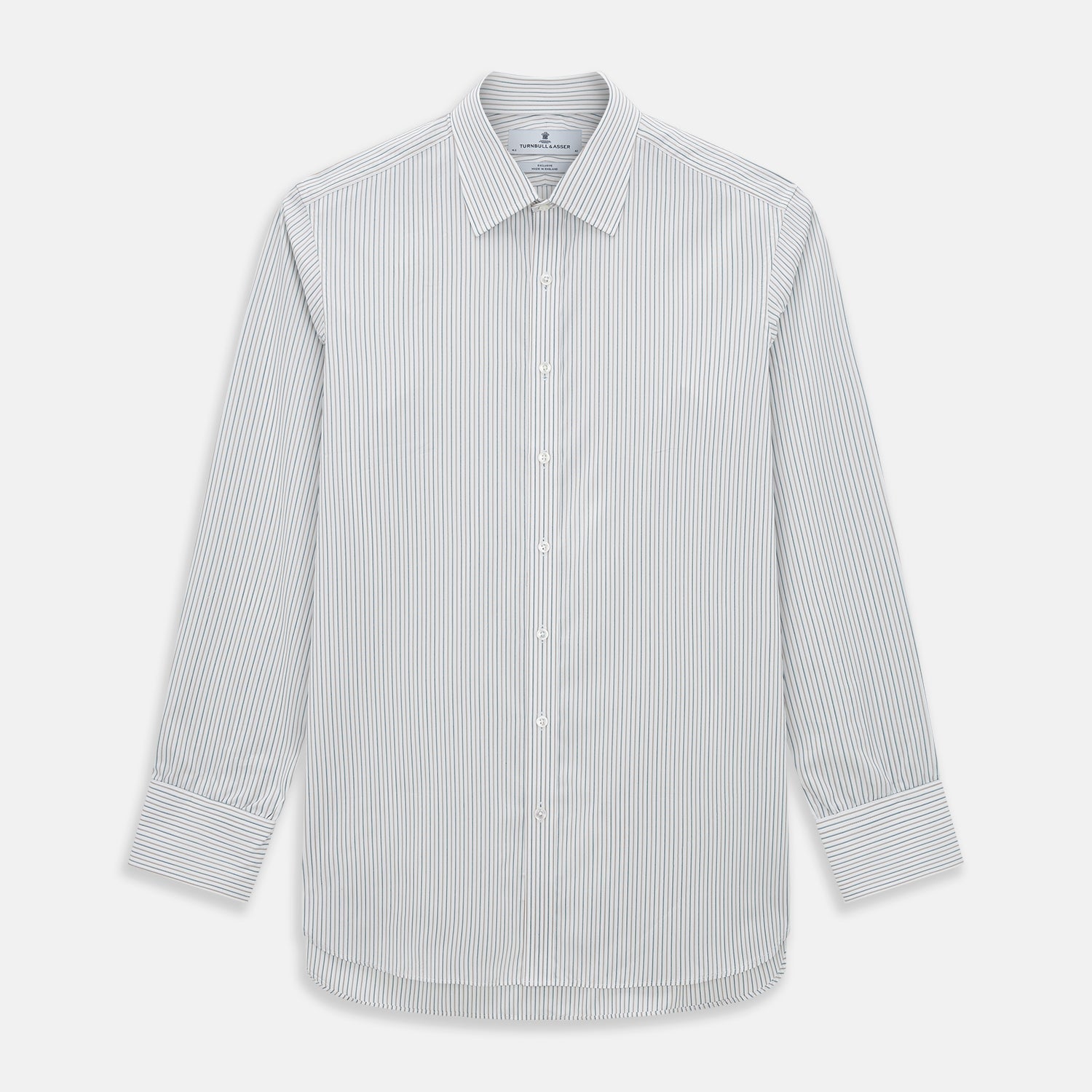 Teal Double Stripe Mayfair Shirt