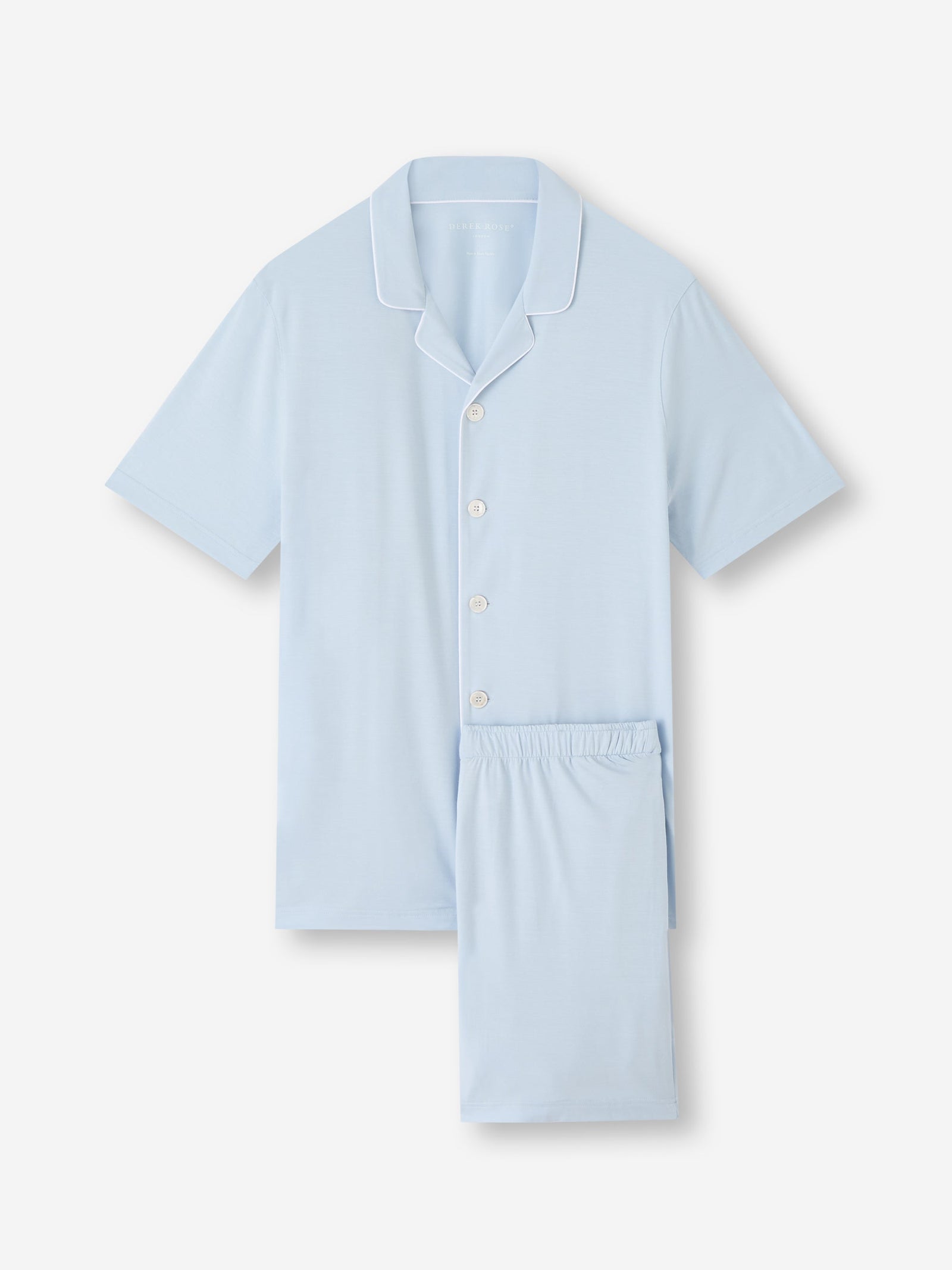 Men S Short Pajamas Basel Micro Modal Stretch Light
