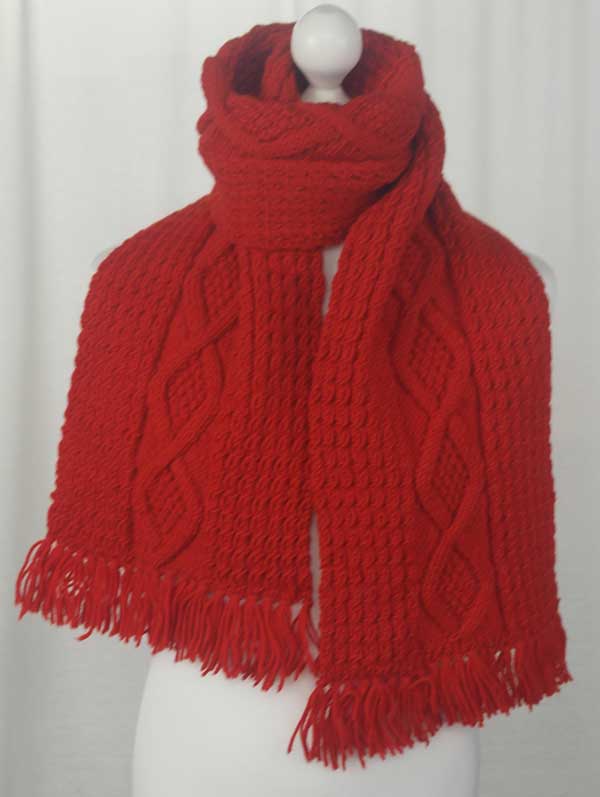 Inverallan 40g Diamond Scarf Pure New Wool Holly