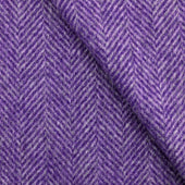 Cashmere Herringbone Scarf Eggplant