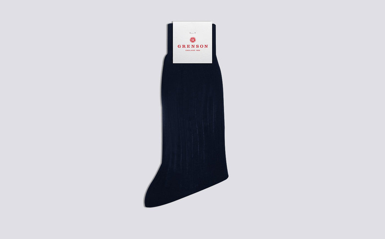 Men S Plain Rib Sock
