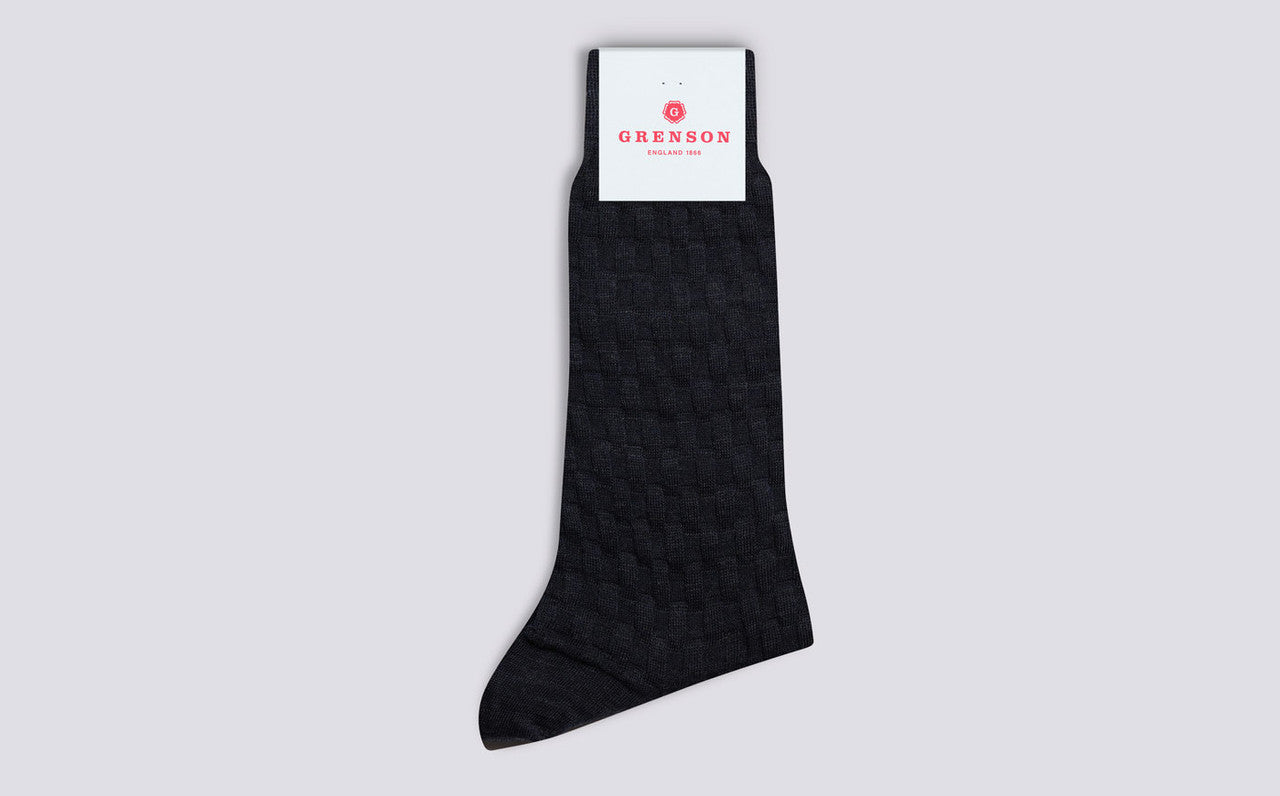 Men S Weave Block Sock