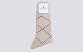 MEN'S OVERCHECK ARGYLE SOCK