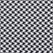 Japanese Houndstooth Silk Tie White Hand Rolled