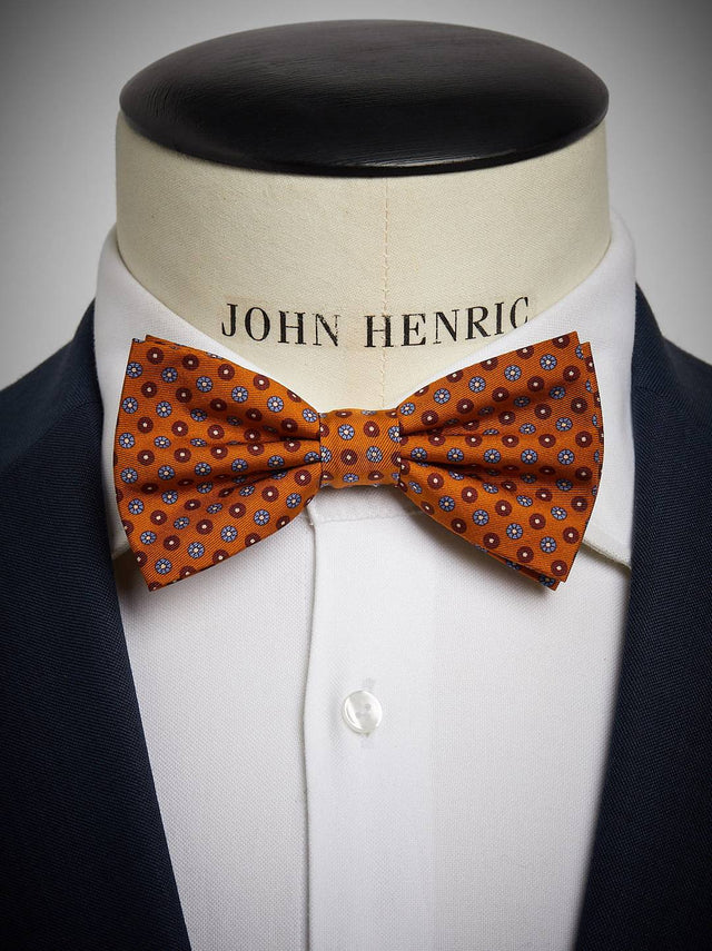 Orange Bow Tie Motif