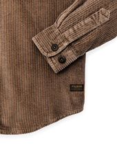 6-wale Corduroy Shirt - Brown