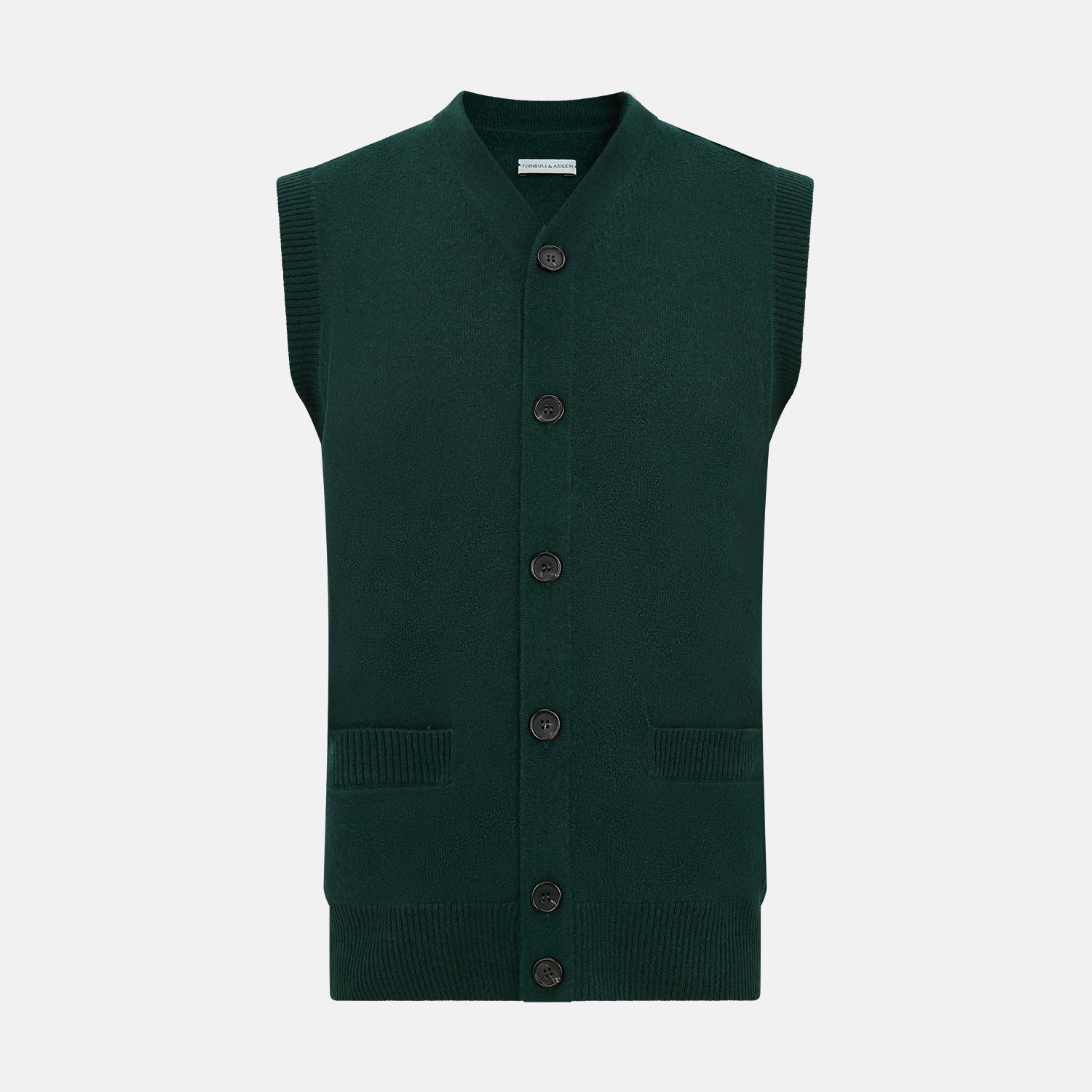 Cashmere Sleeveless Cardigan