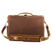 Front Pocket Leather Briefcase