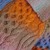 42a Honeycomb Lumber Cardigan 100 Pure New Wool
