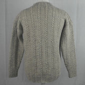 42e Cable Crew Sweater 100 Pure New Wool