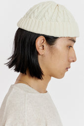 Fisherman Watch Cap Off White