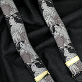 Geisha Silk Braces Grey Limited To 500