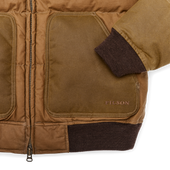 Down Bomber Jacket - Dark Tan