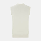 Fine Merino V Neck Sleeveless Cardigan