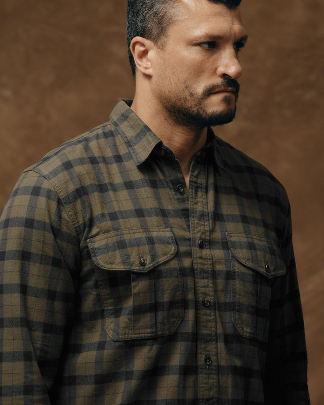 Alaskan Guide Shirt - Otter Green/black