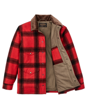 Spokane Insulated Cruiser Jacket - Red / Black Windowpane