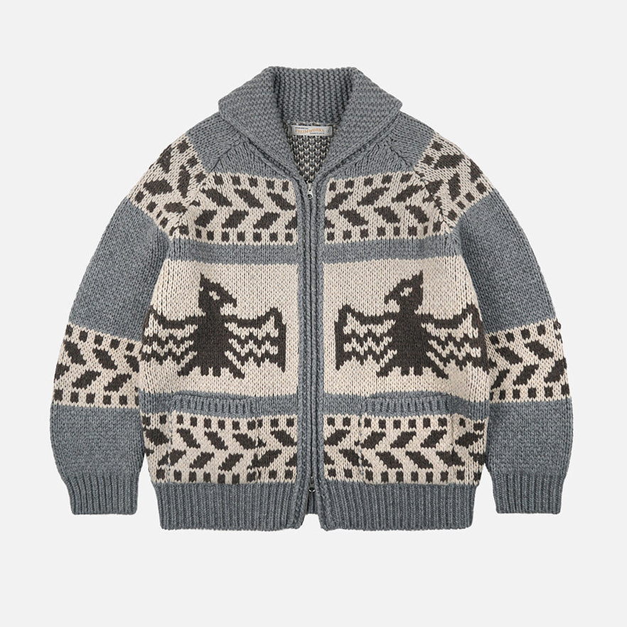 Thunderbird Cowichan Cardigan Grey