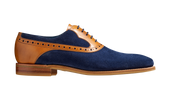 Elliot Navy Suede Cedar Calf
