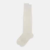 Vanilla Silk Long Socks