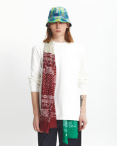 One Pocket L S T Shirt Off White