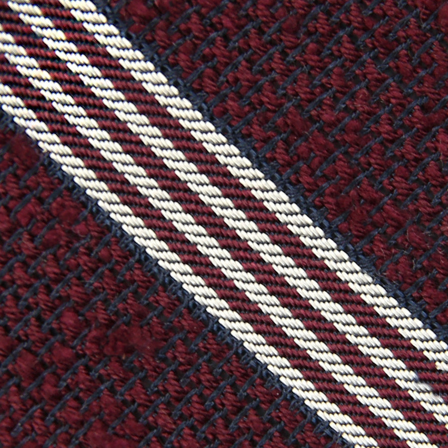 Striped Shantung Grenadine Bespoke Tie