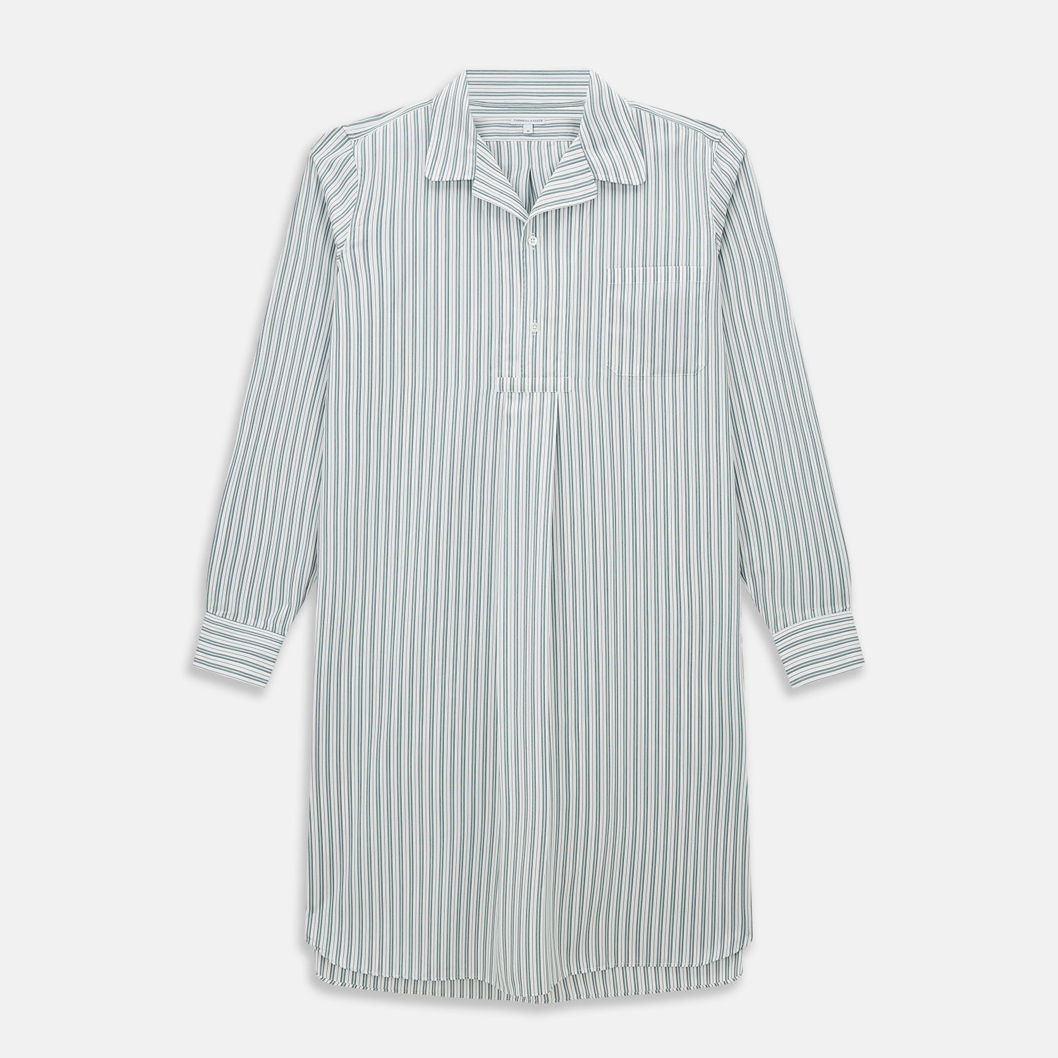 Green Double Stripe Quarzo Nightshirt