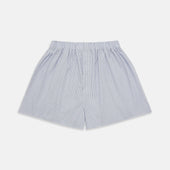 Blue Multi Stripe Cotton Godfrey Boxer Shorts