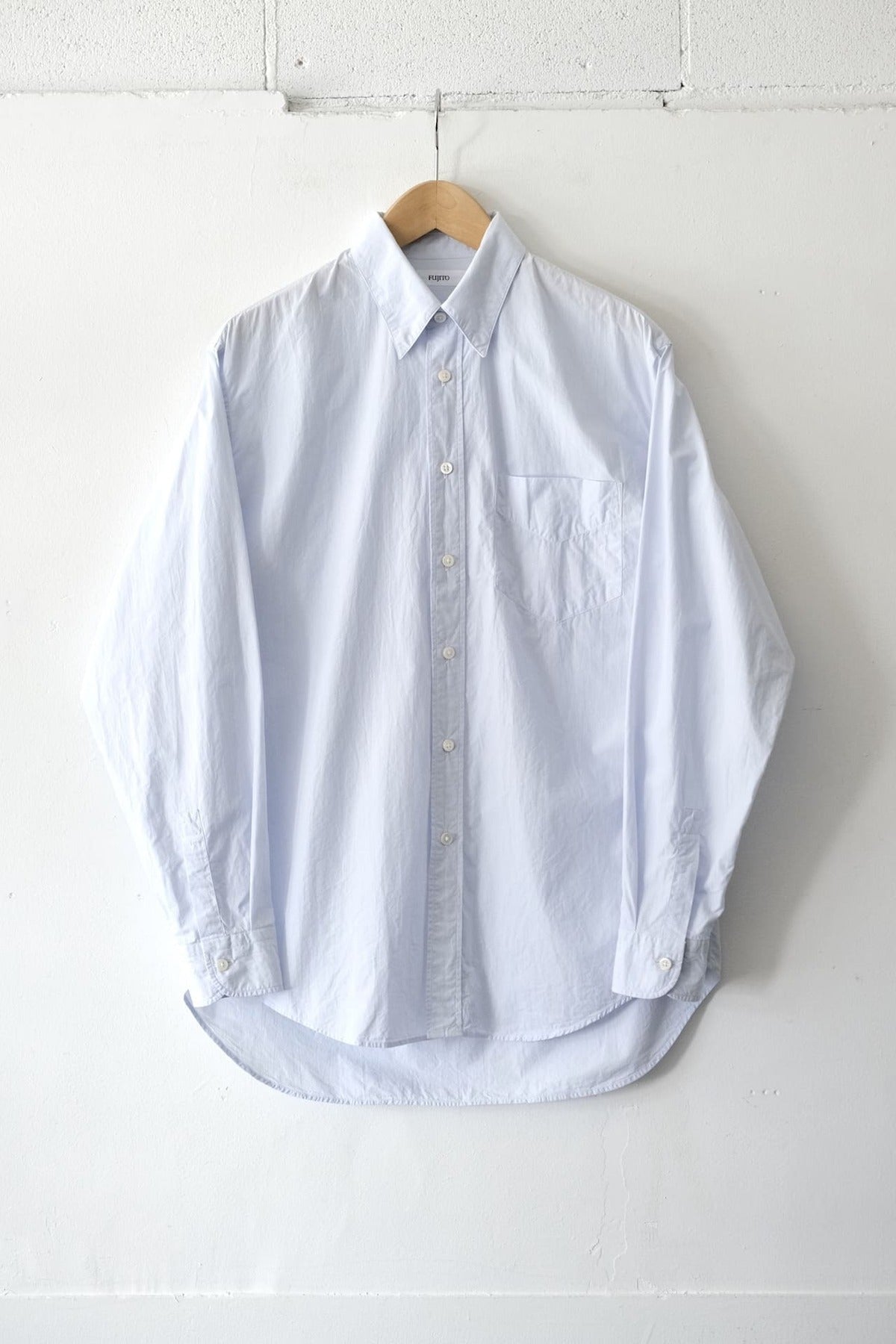 FUJITO Snap B.D Shirt Sax Stripe,Charcoal Stripe | Directors Web Shop powered by BASE