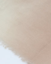 Cashmere Scarf In A Solid Colour With Shaded Tones Beige Ecr