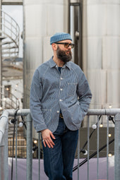 E11 Hickory Japanese 10oz Raglan Chore Jacket