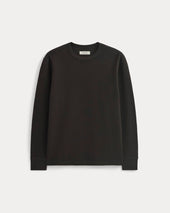 Thermal Crew in Cozy Waffle | Black