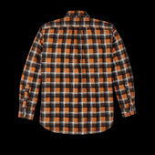 Field Flannel Shirt - Amber Rust / Gray Plaid