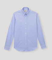 White Striped Button Down Casual Shirt