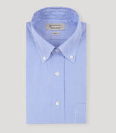 White Striped Button Down Casual Shirt