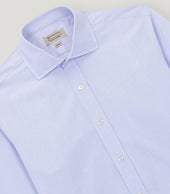 Fine Striped English Collar Dress Shirt