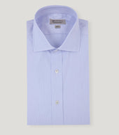 Fine Striped English Collar Dress Shirt