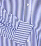 Wide Striped English Collar Dress Shirt