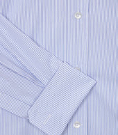 Striped English Collar Dress Shirt