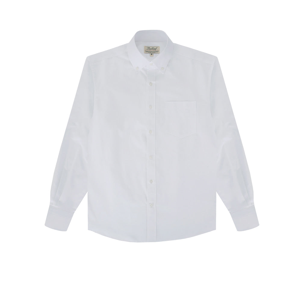 Oxford Cotton Button down shirt (White)