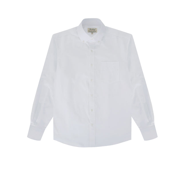 Oxford Cotton Button down shirt (White)