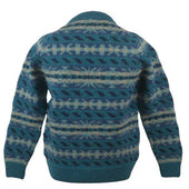 45d All Over Fairisle Crew Neck Sweater 100 Rennie Shetland Range