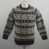 45D All-over Fairisle Crew Neck Sweater - 100% Shetland